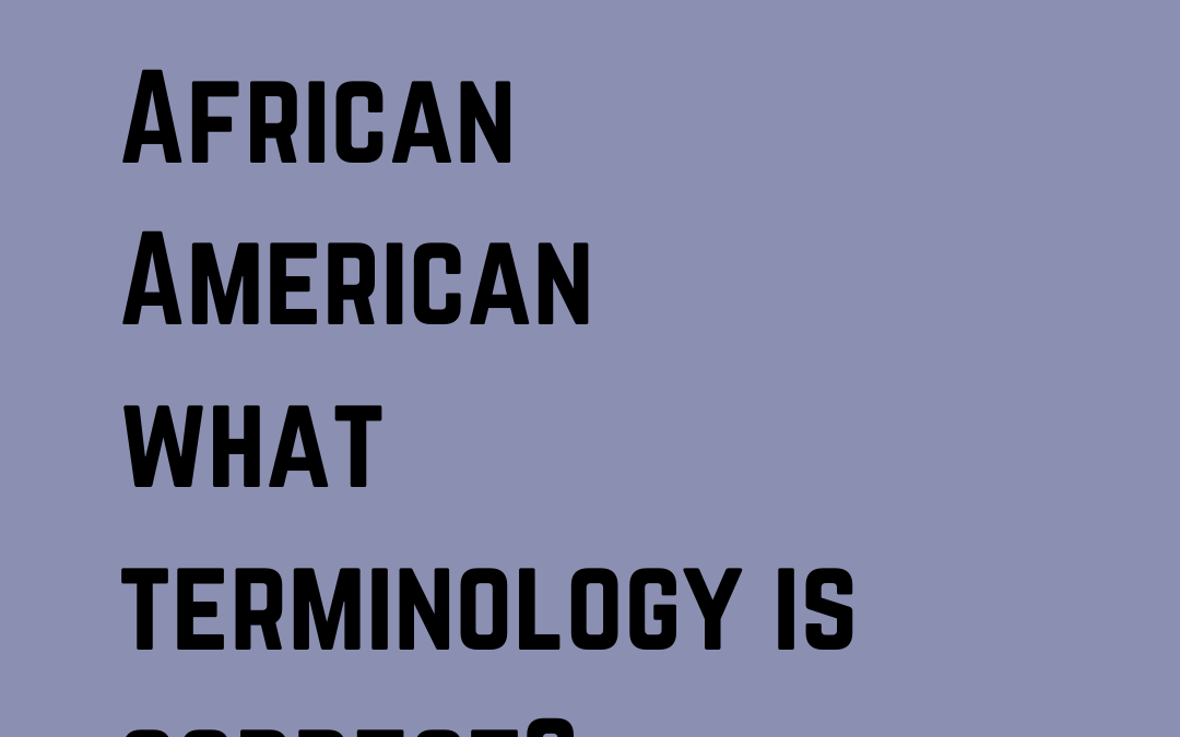 Black or African American? – OYE Software Updates its Terminology